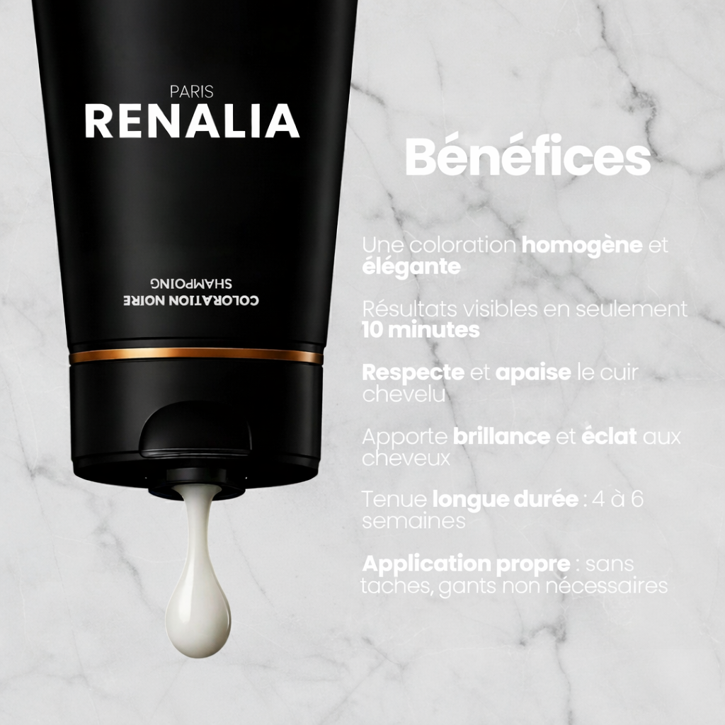 Shampoing colorant Noir