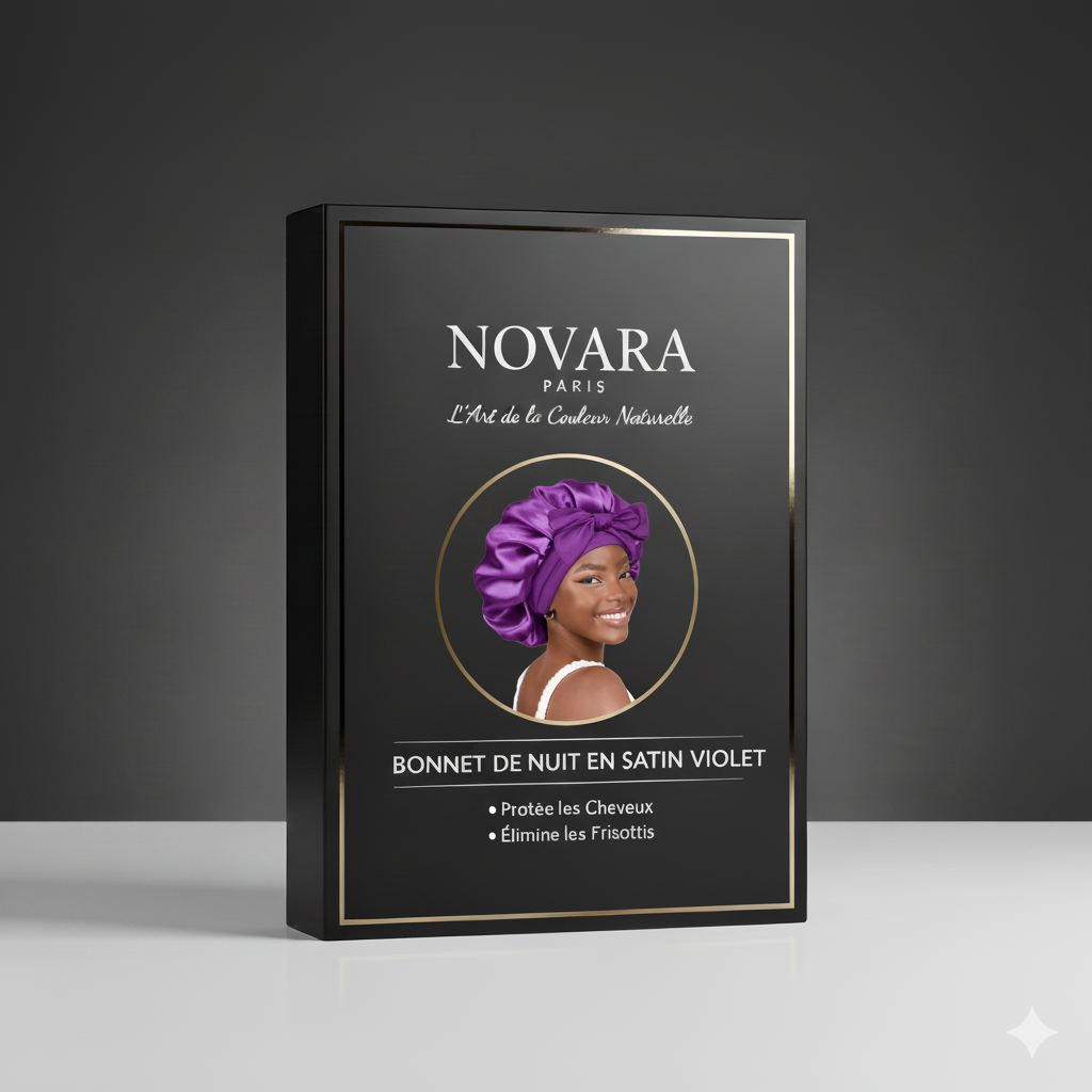 Bonnet de nuit en satin