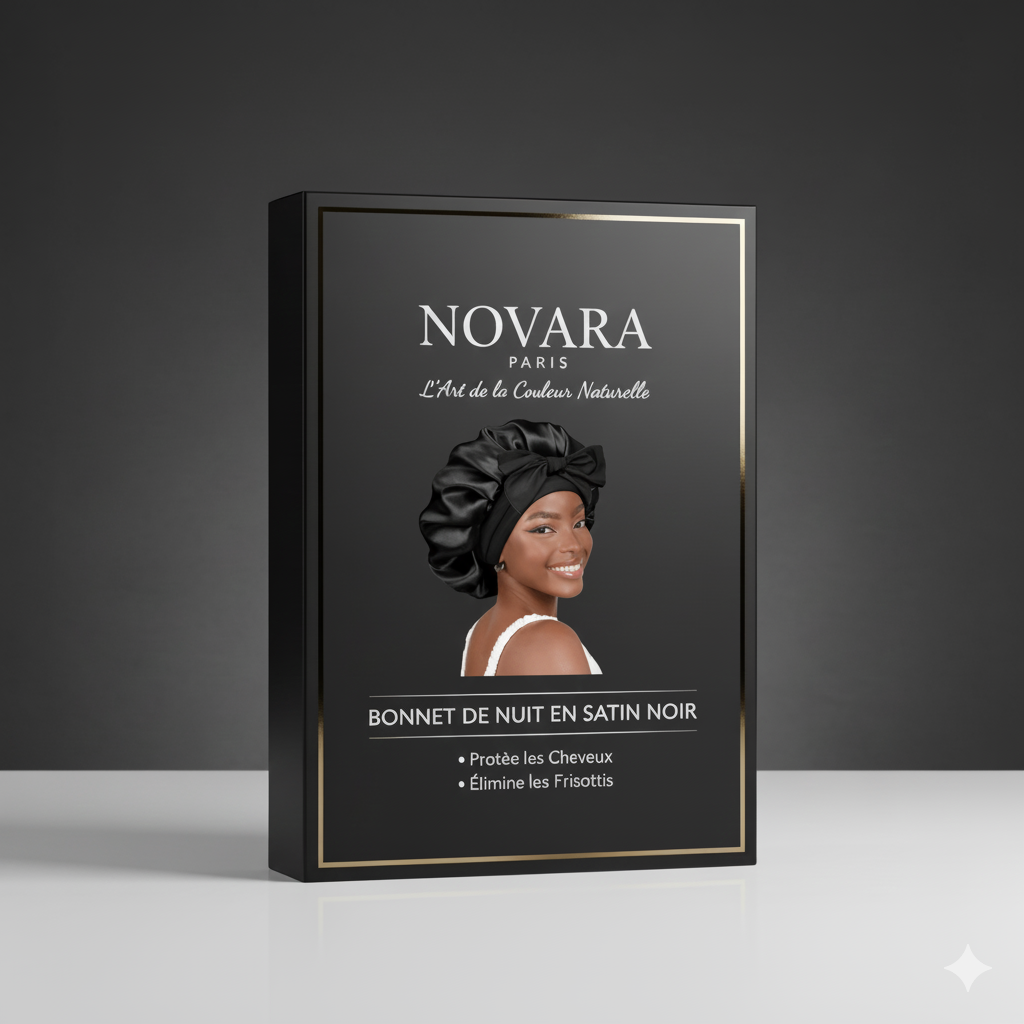 Bonnet de nuit en satin