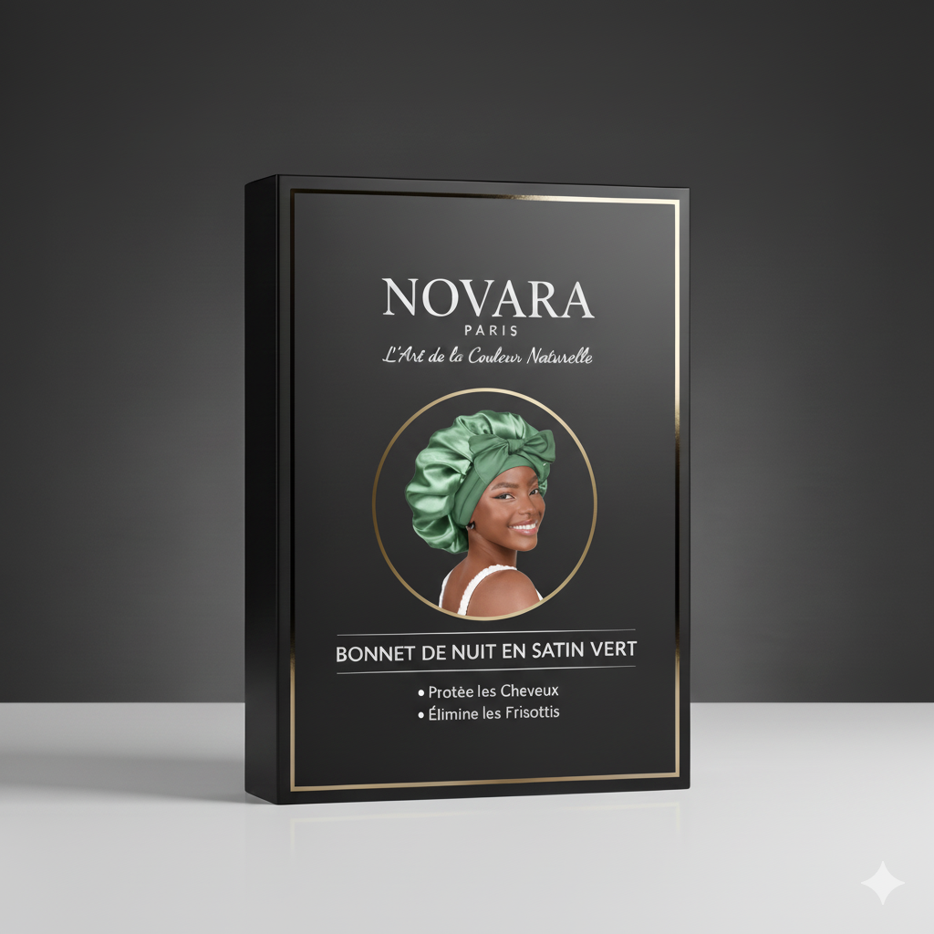 Bonnet de nuit en satin