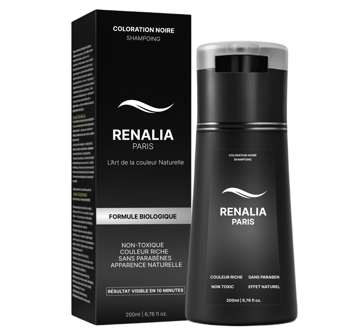 Shampoing colorant instantané