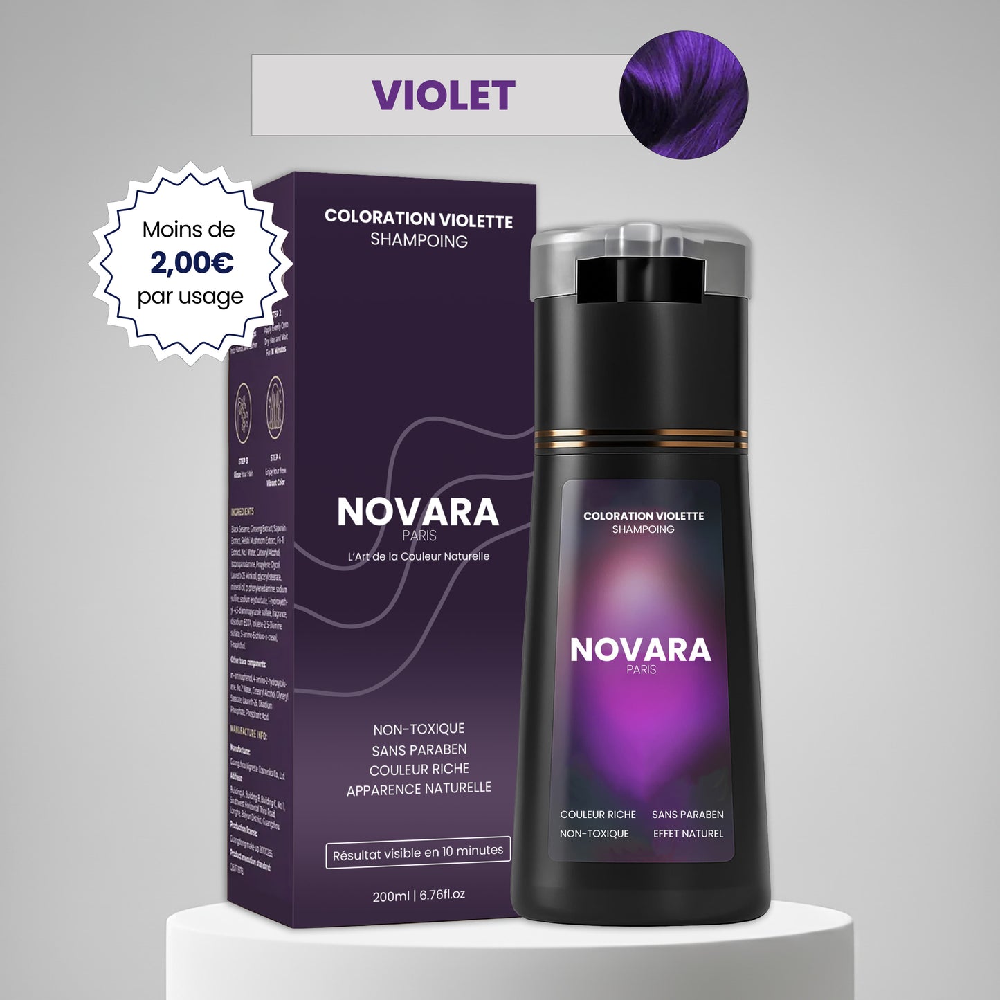 Shampoing colorant instantané abonnement