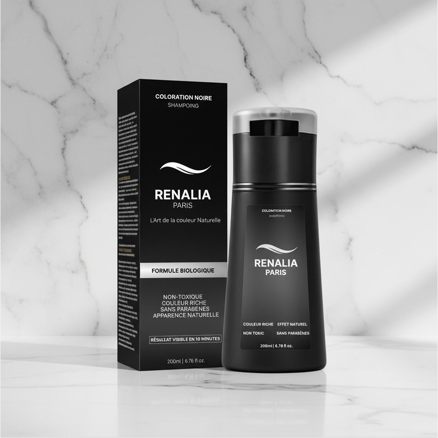 Shampoing colorant instantané