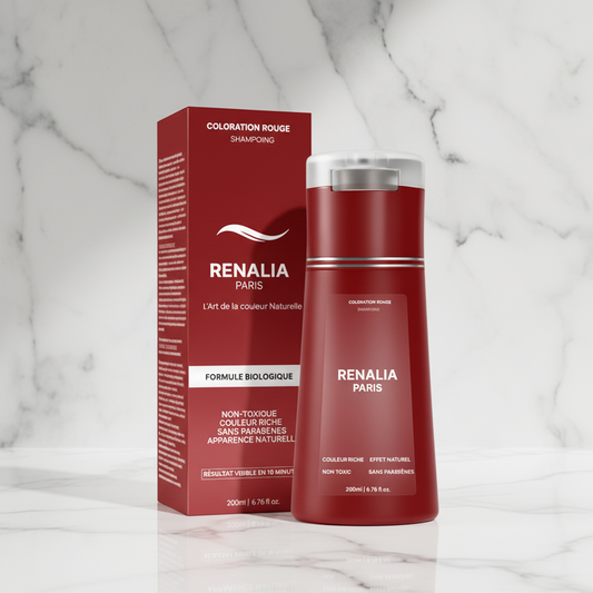 Shampoing colorant Rouge